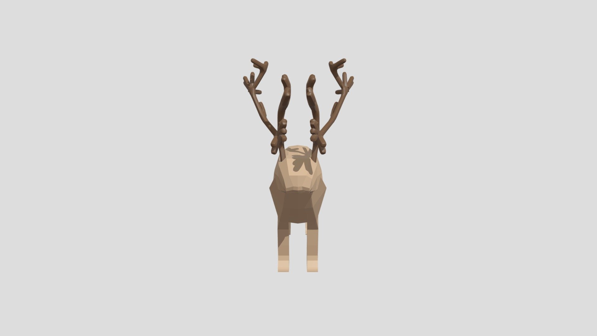 reindeer — Sketchfab embed 3D viewer