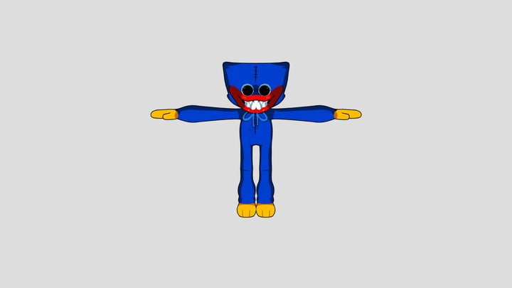 Huggy Wuggy [FNF Version] 3D Model