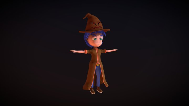 Bored witch 3D Model