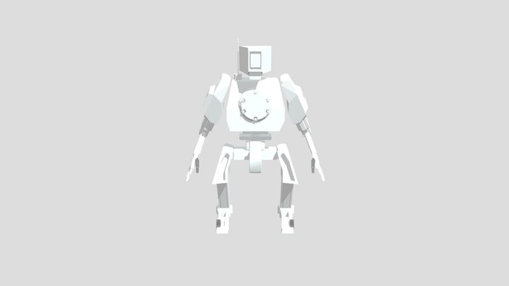 small robot simple 3D Model