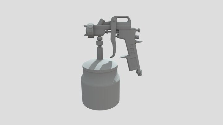 Paint Sprayer HW15bake 3D Model