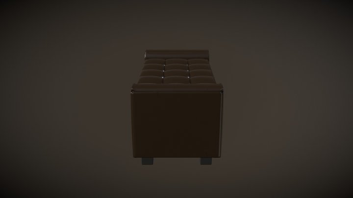 Storage Ottoman 3D Model