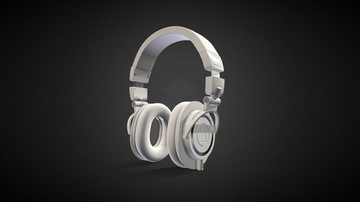 Audio Technica M50X 3D Model