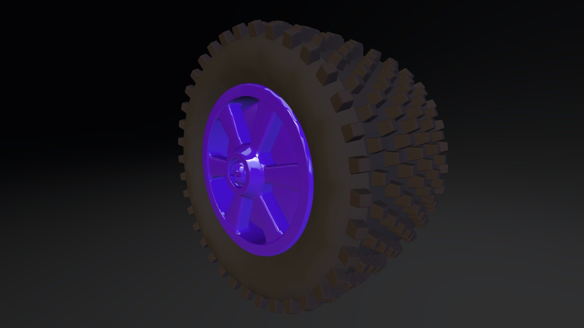 WITH Turbo On Tread And EXTRA Edges- 3ds (1.1MB) - 3D model by wrapped ...
