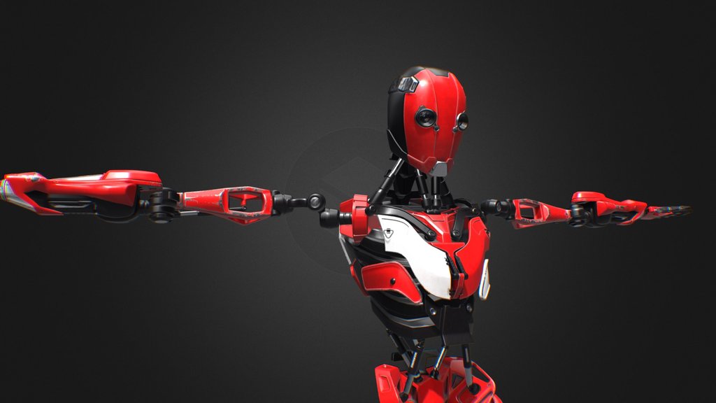 Sci-Fi Humanoid Robot