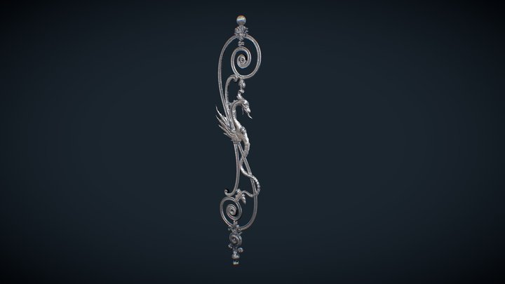 Dagon Baluster 3D Model