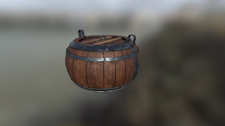 barel_02 (game ready asset) – Modèle 3D gratuit STL