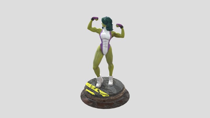 She-Hulk 3D Model
