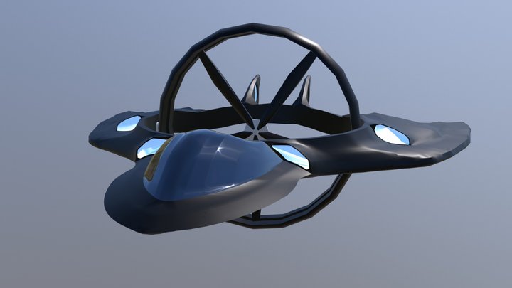 Concept Heliplane (flight mode) 3D Model