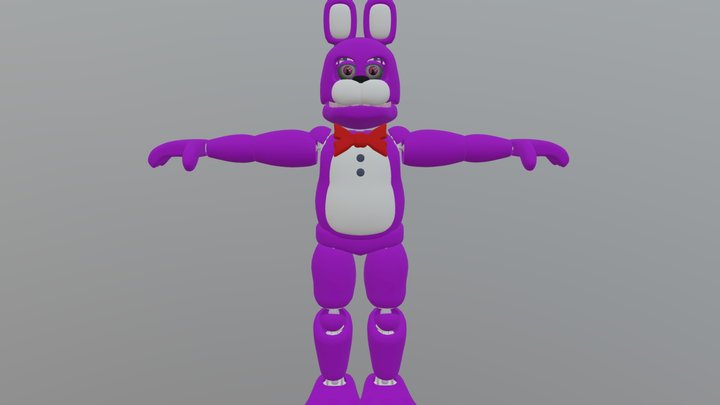 Unwithered Bonnie By Coolioart FBX 3D Model