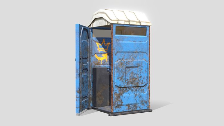Porta potty 3D Model