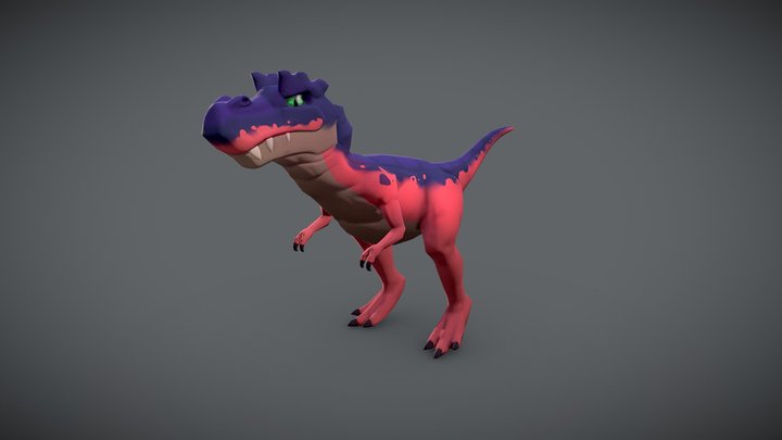 Stylized Rex 3D Model