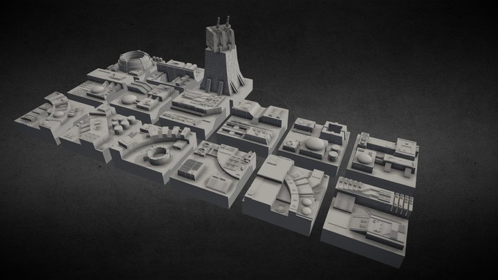Star Wars: Death Star Surface Parts