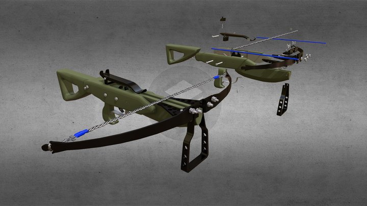 Crossbow 3D Model