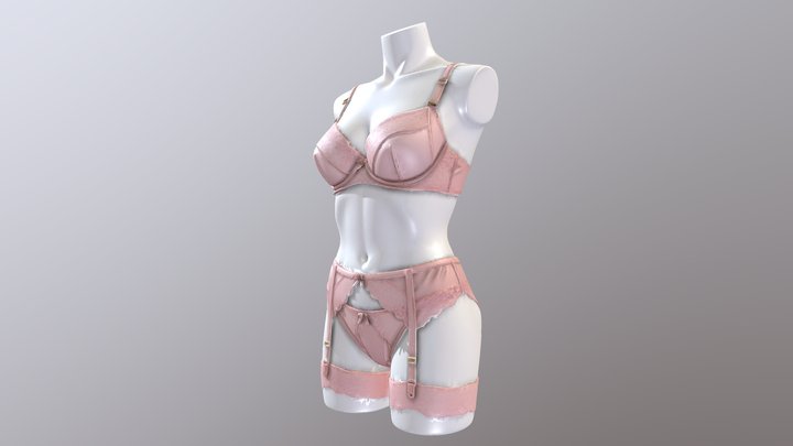 Busto Linguerie Rosa – Kostenloses 3D-Modell STL