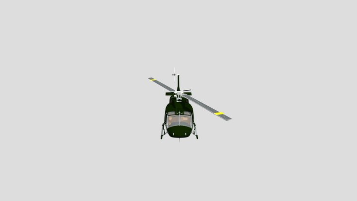 Bell+212 3D Model