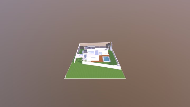 Casa Pai com Piscina 2019 v2 3D Model
