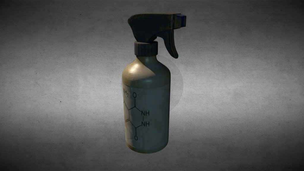 Spray Bottle 3D Model By Soulwailer 12b205c Sketchfab   1024x576 