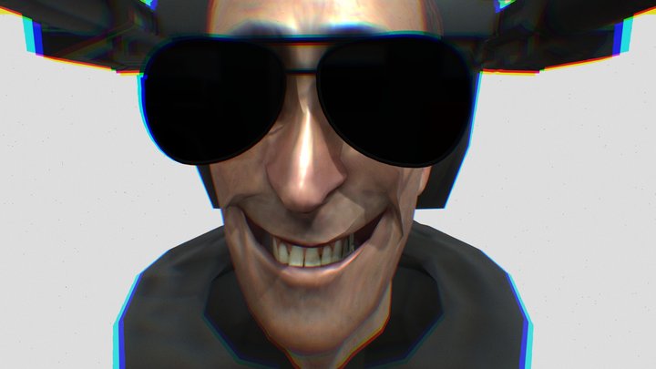 Dual Gun Skibidi Toilet 3D Model