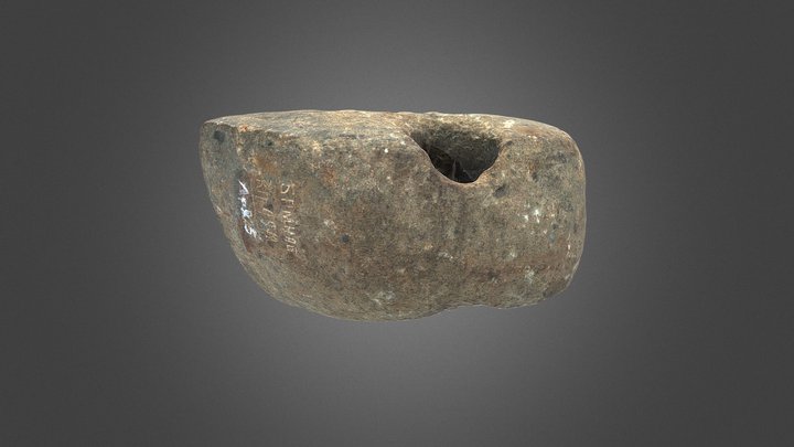 Каменная сякера / Stone axe 3D Model