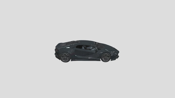 Realistic Supercar Design – Game Ready 3D Model