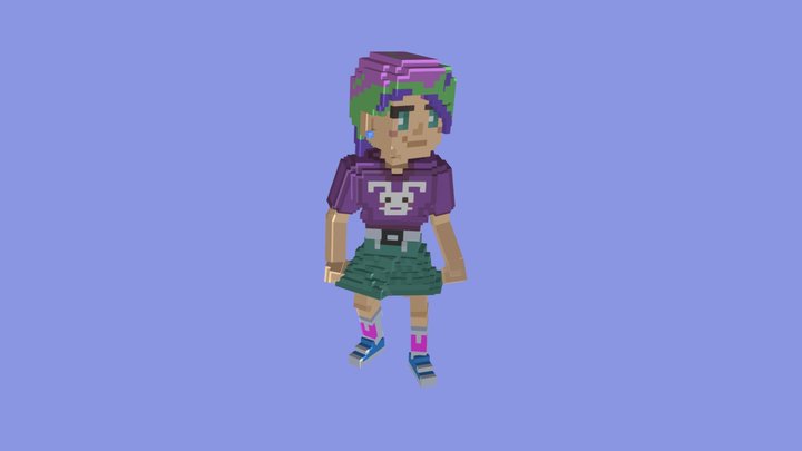 kawaii girl 3D Model