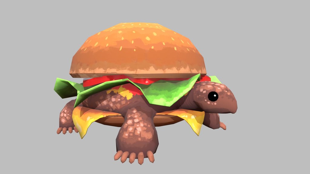 BurgerTurtle(Rigged)