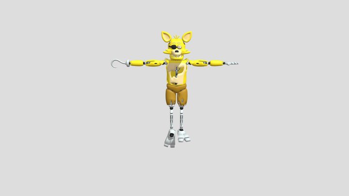 Springlockfoxy6-blend 3D Model