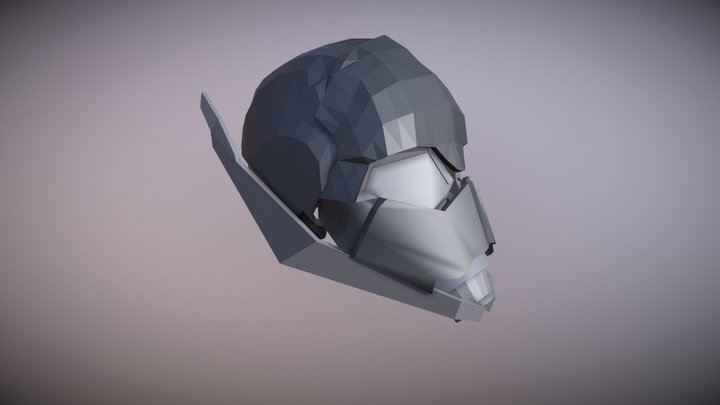 Antman Helmet 3D Model
