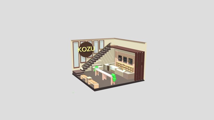 KOZU CAFE 3D Model