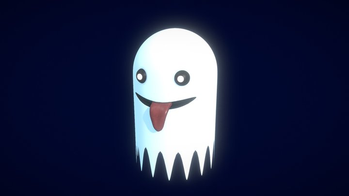 Stylized Ghost 3D Model