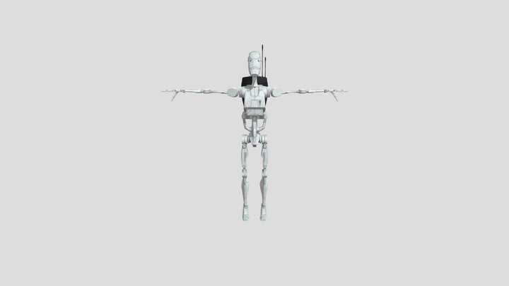 B1 Battle Droid 3D Model