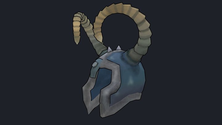 Horned Helmet 3D Model
