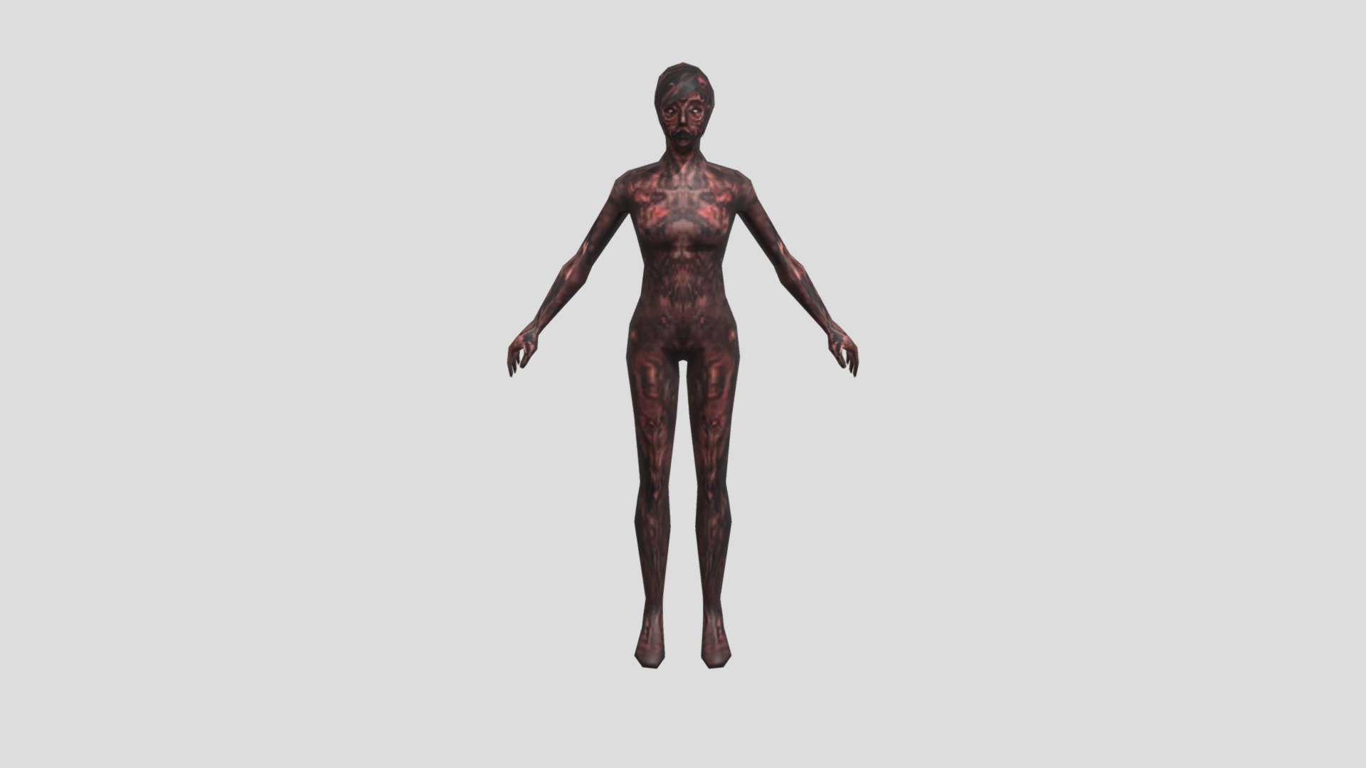 Dead frontier Zombie Female_burnt
