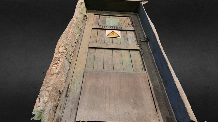Old Wooden Door 3D Scan