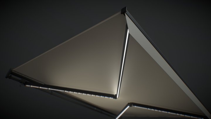 SKYSHADES™ - SkyLine - Night view 3D Model