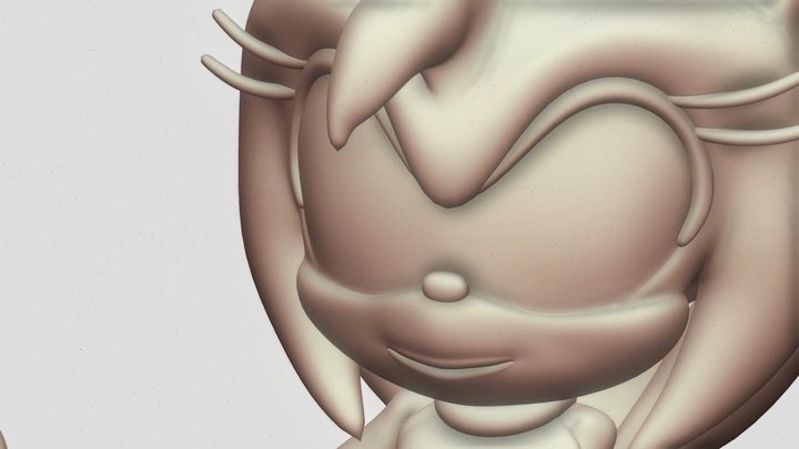 amy-rose-pose 3D Model