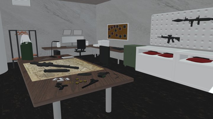 bounty hunter's lair blocking 3D Model