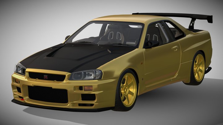 Gtr-r34 3D models - Sketchfab