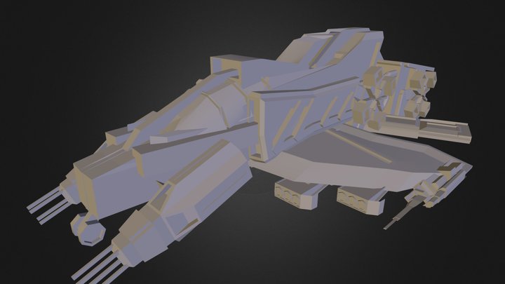 Solar Alliance Warp Defender 3D Model