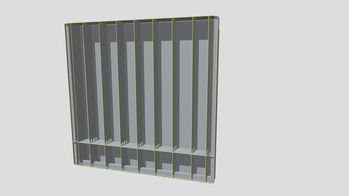 Rainwall Cut Out 3D Model
