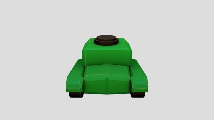 Stylized Tank - Tonk 3D Model