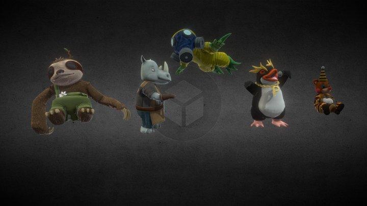 Mascots Of (Deep Cuts) 3D Model