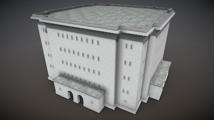Reichsbahn Berlin Bunker 3D Model