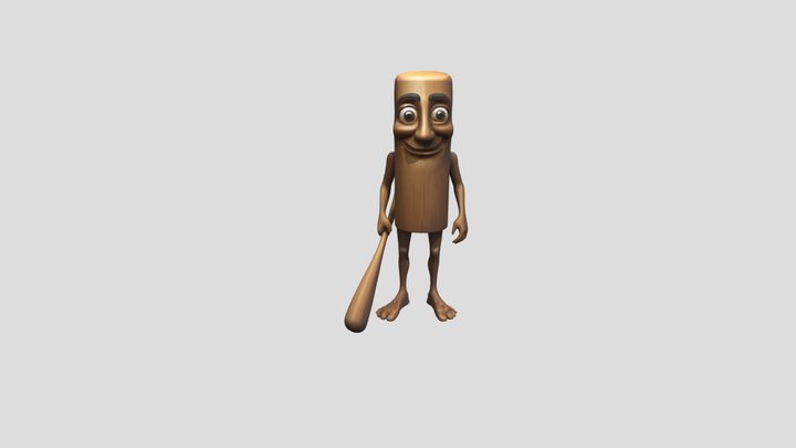 tung tung sahur_ by_ ds gamerz yt 3D Model