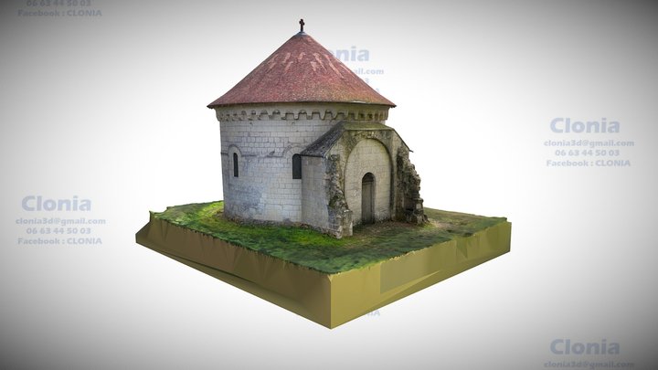 Chapelle du Liget 3D Model