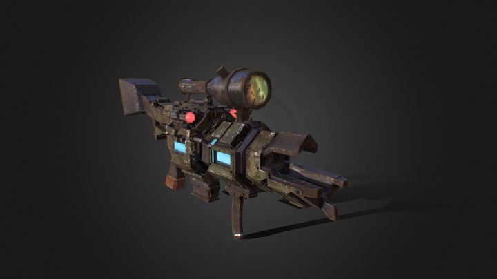 gun 槍 3D Model