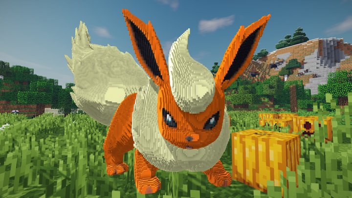 Pokemon Minecraft Build A 3d Model Collection By Hartfuldragon Hartfuldragon Sketchfab