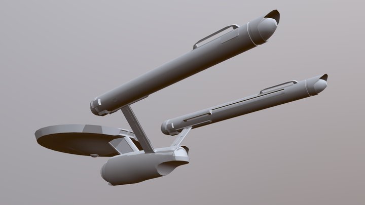 Enterprise 1701 3D Model