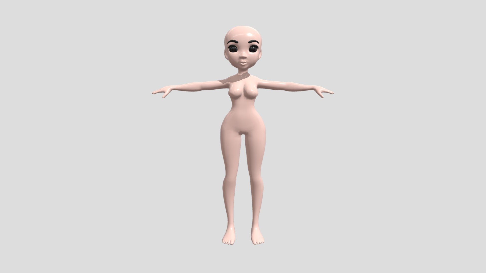 Female Stylized Basemesh